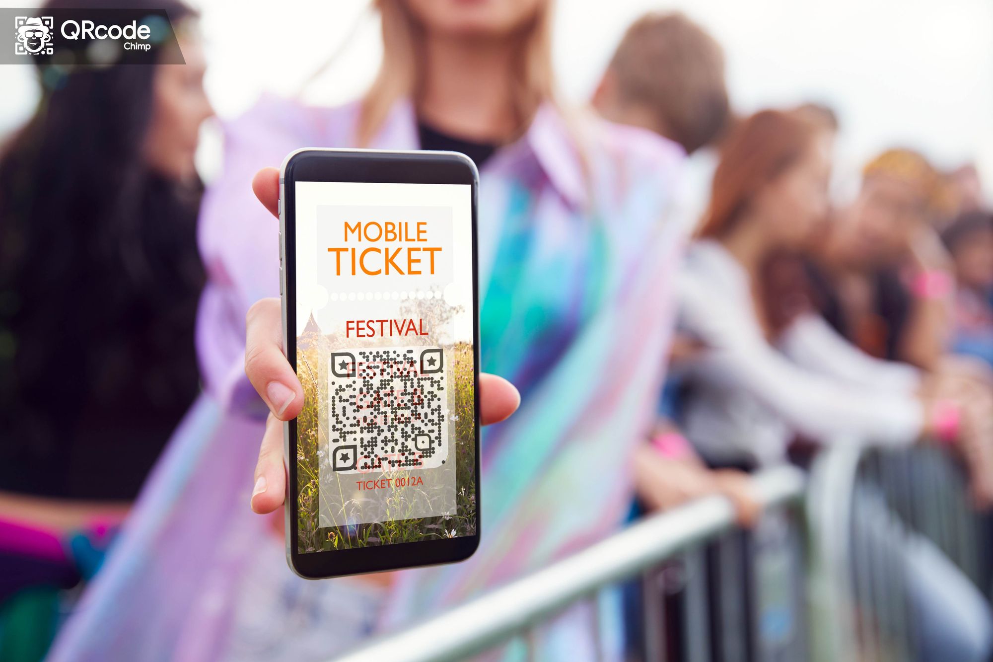 Digital Concert Ticket with QR Code