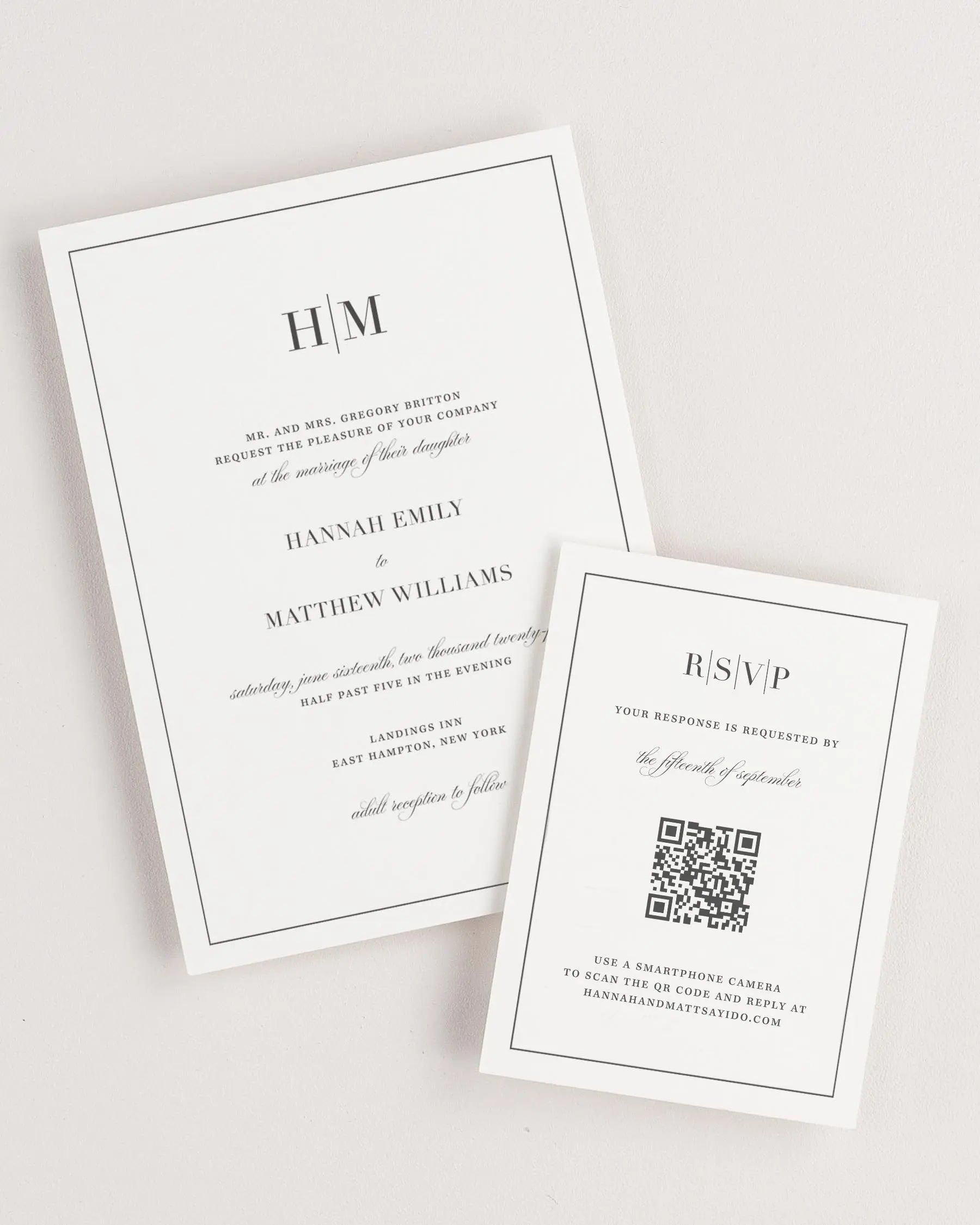 Traditional RSVP vs QR Code RSVP