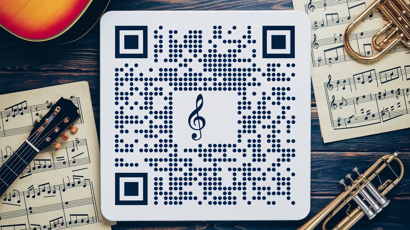 A Music QR code is a specific type of QR code