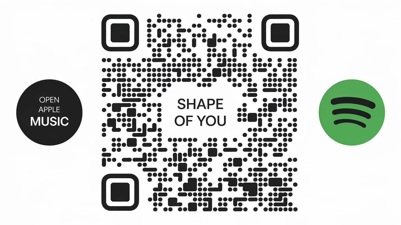 Music QR Code: Open a Song in Apple Music and Spotify with the QR